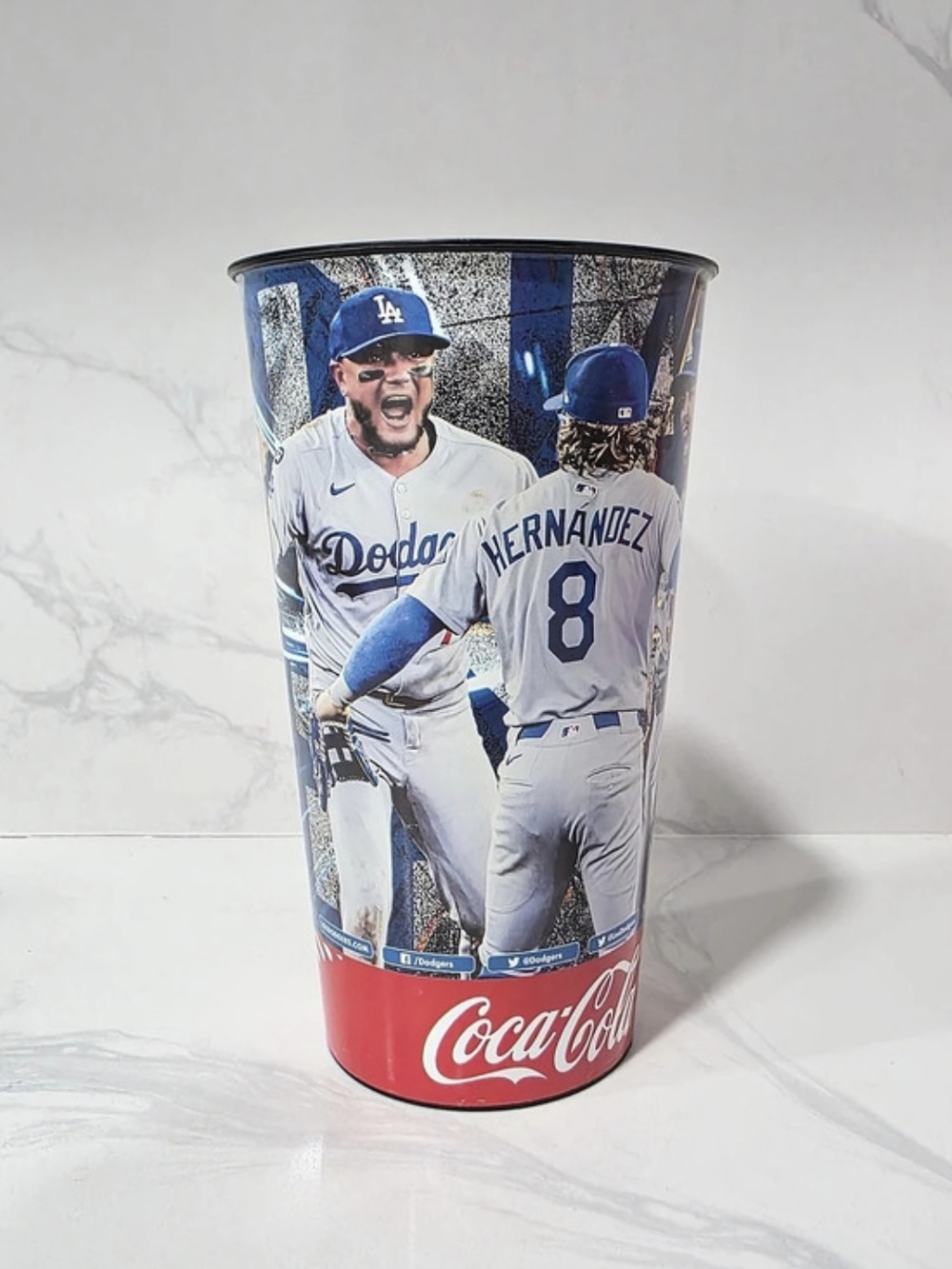 Coca-Cola Los Angeles Dodgers Stadium Souvenir Cup Blue & Red